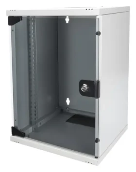 Digitus DN-10-09U šedá / Nástěnný rozvaděč / 10" / 9U / 464x312x300 mm (DN-10-09U)