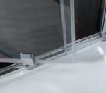 POLYSAN - EASY třístěnný sprchový kout 900-1000x900, pivot dveře, L/P varianta, čiré sklo EL1715EL3315EL3315