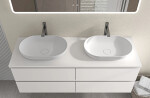 CERANO - Deska pod umyvadlo Navira Pro - bílá matná - 120x3,6x46 CER-8050BD7602
