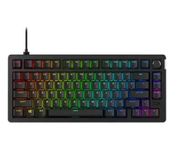 HyperX Alloy Rise 75 / Mechanická herní klávesnice / HyperX Red / US / RGB LED podsvícení / anti-ghosting (7G7A4AA)