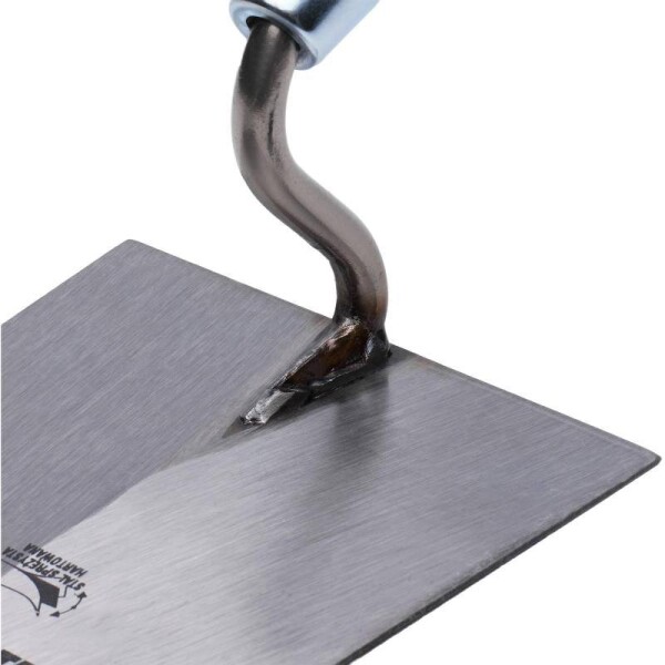 Lžíce zednická trapézová, 180 mm kalená, dřevěná rukojěť, STALCO PERFECT