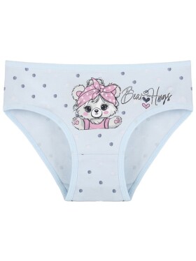 EVONA a.s. Dívčí kalhotky K840 BEAR HUGS MODRÁ - K 840 E-BEARHUGS MODRÁ 110