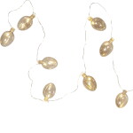 STAR TRADING Světelný řetěz Shimmer, béžová barva