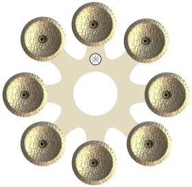 Big Fat Snare Drum Octopus white copper