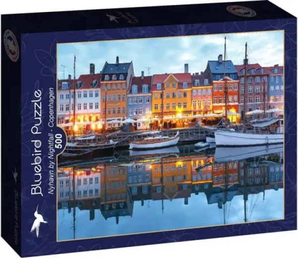 BLUEBIRD Puzzle Západ slunce v Nyhavnu