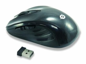 Conceptronic CLLM5BTRVWL černá / bezdrátová myš / USB-A přijímač / 6 tlačítek / 1600 DPI (CLLM5BTRVWL)