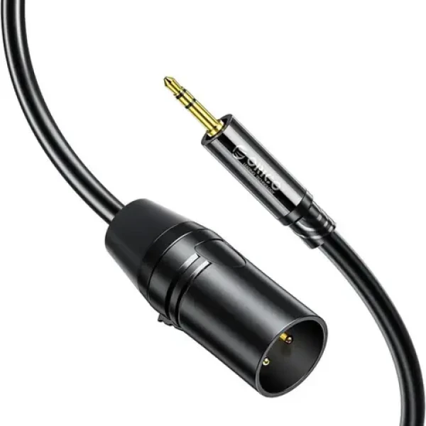 Orico AXKF černá / Audio kabel / Jack 3,5mm - XLR (F) / 5 m