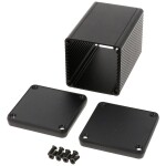 Hammond Electronics 1455CS802BK 80 x 54 x 54 hliník extrudovaný černá 1 ks