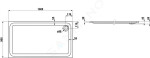 Laufen - Solutions Sprchová vanička, 1600 x 900 mm, bílá H2145080000001