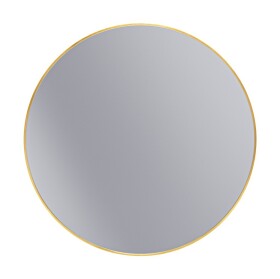 Erga Round, kulaté zrcadlo 100cm, zlatý rám, ERG-V01-ROUND-1010-GD