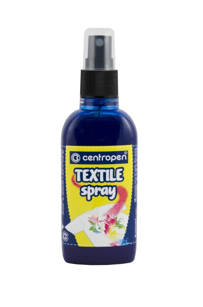 Barva na textil Centropen Textil sprej 110 ml - modrý