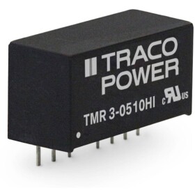 TracoPower TMR 3-0522HI DC/DC měnič napětí do DPS 5 V/DC 12 V/DC, -12 V/DC 500 mA 3 W Počet výstupů: 2 x Obsah 10 ks
