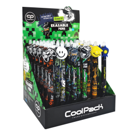 Colorino gumovatelné pero CoolPack Boys III, 36 ks, modrá náplň, displej - 36ks