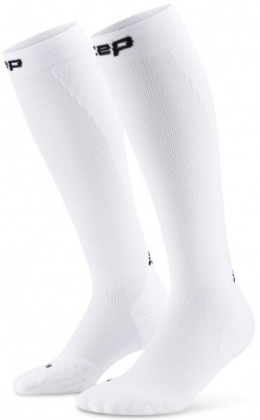 CEP dámské běžecké kompresní podkolenky 5.0 - white Velikost: IV (39-44 cm obvod lýtka)