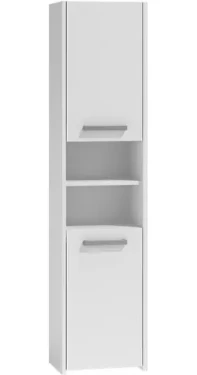 Topeshop Koupelnová skříňka regál S40 bílá / Koupelnová skříňka / 40 cm (S40 BIEL)