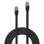 Lindy černá / Patch kabel plochý / Cat 6a U/FTP / RJ45-RJ45 / 2 m (47482)