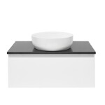 Koupelnová skříňka s krycí deskou SAT B-WAY 79x30x45 cm bílá lesk BWAY80WZ BWAY80WZ