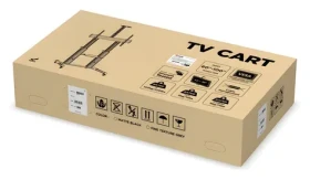 Equip 650605 / Podlahový držák TV / 60-100" / teleskopický / nosnost 100 kg / VESA do 1000x600 (650605)