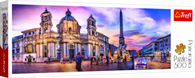 Trefl Puzzle Piazza Navona, Řím / 500 dílků Panoramatické