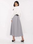 Dámská dlouhá sukně MI SD 88653.89 Šedá - FPrice šedá one size
