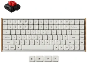 Keychron K3 Ultra 8K / Klávesnice / Mechanická / Milk POM Red switch (4894979056207)