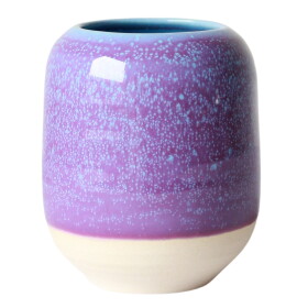 Studio Arhoj Stojánek na psací potřeby Moonberry, fialová barva, keramika