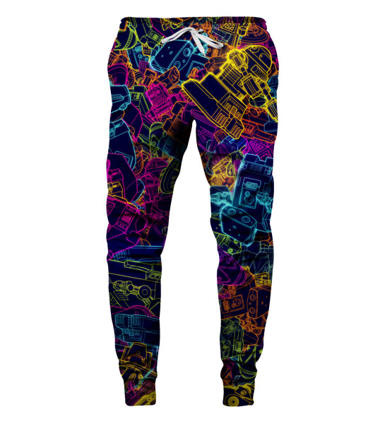 Aloha From Deer Unisex's Neon Robo Sweatpants SWPN-PC AFD771