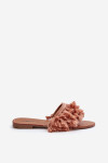 Ploché Dámské Žabky S Trosovémi Špinavě Růžové Rialle 39
