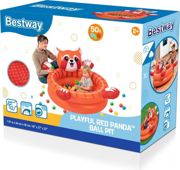 Hrací centrum Červená panda nafukovací - Alltoys Bestway