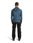 ICEBREAKER Mens Merino 400 RealFleece Grid Pulover Hood, Abyss (vzorek) velikost: M