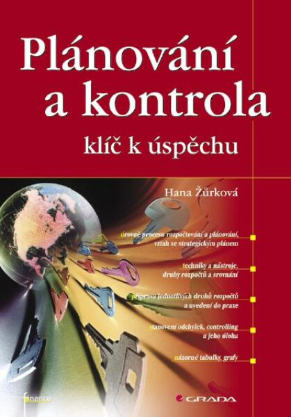 Plánování a kontrola - Hana Žůrková