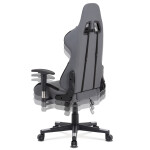 Herní křeslo, houpací mechanismus, šedá, KA-F05 GREY