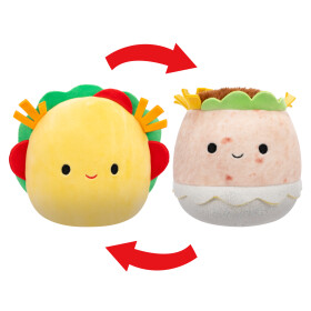 Plyšový mazlíček Squishmallows 2v1 tacos Tex a burrito Bernardo