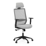 Kancelářská židle, synchronní mechanismus, šedá síťovina, KA-V3329 GREY