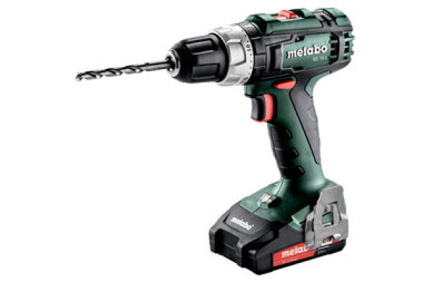 Metabo BS 18 Li + 2x 2.0 Ah / Aku vrtačka / 18V / 2x 2 Ah / nabíječka / kufr (302321500)