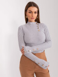 Sweter PM SW PM 3217.08 szary M/L