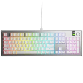 Glorious GMMK 3 Pro 100 % - Fox Linear ANSI stříbrná / herní 100% / USB-C / ANSI (US) layout / Fox Linear / RGB / 1.4m (GLO-KB-GMMK3-PRO-100-PB-FOX-W-SIL-US)