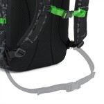 Studentský batoh Grafitti green Topgal VIKI 26041