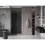 MEXEN/S - Velar L posuvné sprchové dveře 90, grafit, grafit kartáčovaná 871-090-003-41-66