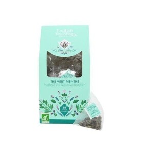 English Tea Shop Čaj Máta a zelený čaj bio, 15 pyramidek