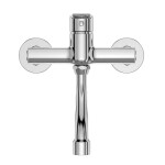 Mereo Dřezová nástěnná baterie, Pego, 150 mm, s ramínkem trubkovým ø 18 mm - 300 mm, chrom CB30106P