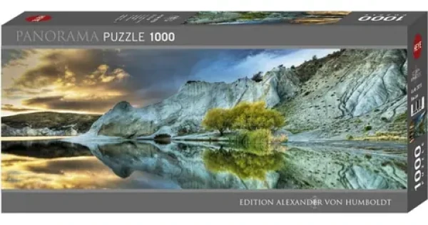 HEYE Panoramatické puzzle Modré jezero