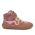 Dívčí celoroční kotníkové barefoot boty TEX GO PINK/GOLD Froddo G3110265-6 - 32