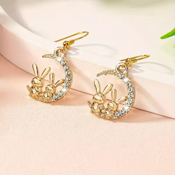 Ptakoviny.cz Náušnice zajíčci zlaté