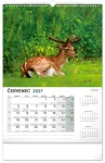 NOTIQUE Nástěnný kalendář Myslivecký 2027 / 33 × 46 cm