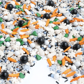 Cukrové zdobení 90g Mister snowman - Super Streusel