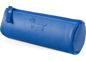 Penál etue válcová Sausage Dog dark blue 7x20cm