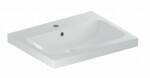 GEBERIT - iCon Umyvadlo 60x48x16 cm, s přepadem, s otvorem pro baterii, bílá 501.834.00.1