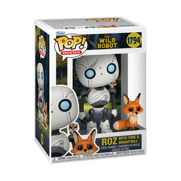 Funko POP & Buddy: Wild Robot - Roz w/Brightbill & Fink
