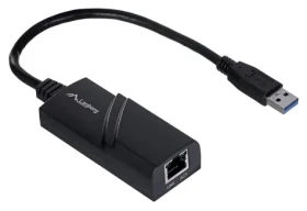 Lanberg NC-1000-01 černá / Síťová karta / USB (NC-1000-01)